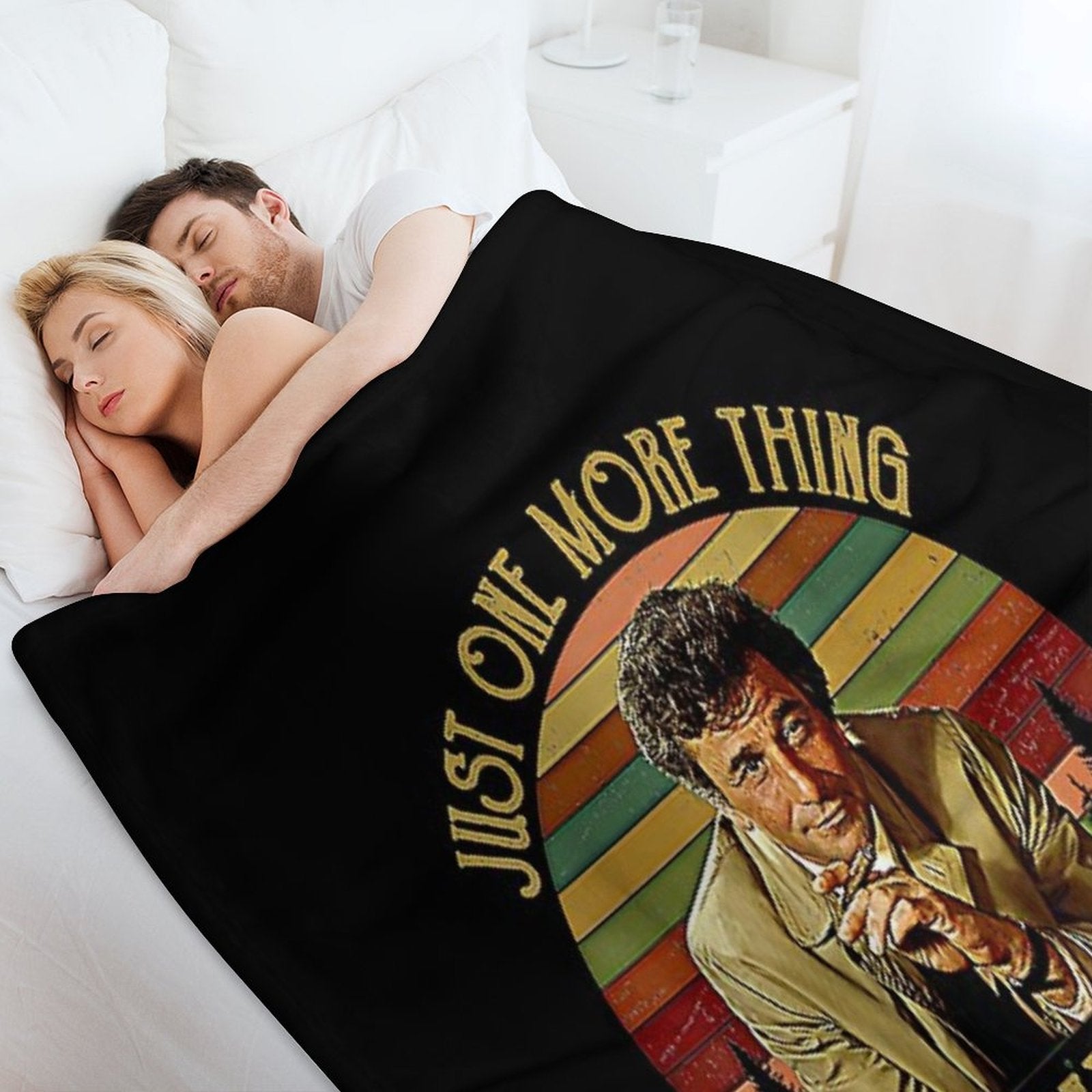 Just One More Thing Columbo Easy Care Throw Blanket