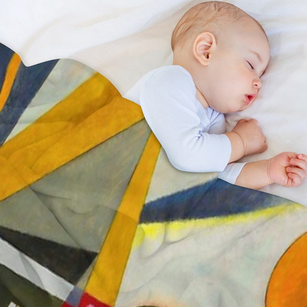 Kandinsky  Swinging Plush Throw Blanket