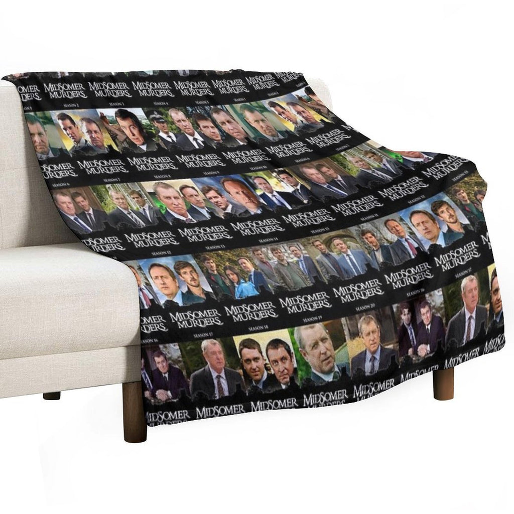 20 Seasons in Midsomer - Pattern Comfort Throw Blanket