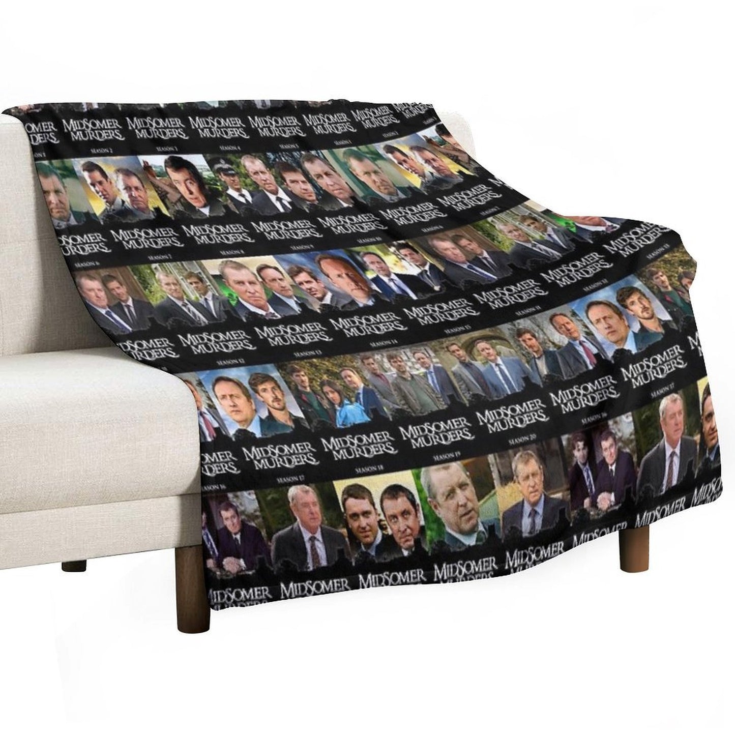 20 Seasons in Midsomer - Pattern Comfort Throw Blanket