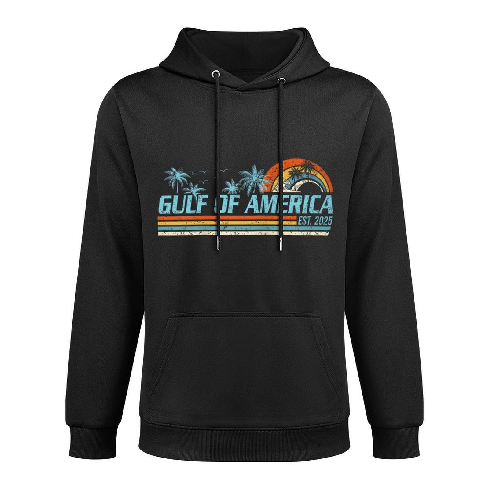 Gulf of US America Shirt Retro Golf of US America Shirt Raglan Baseball All-Day Comfort Hoodie