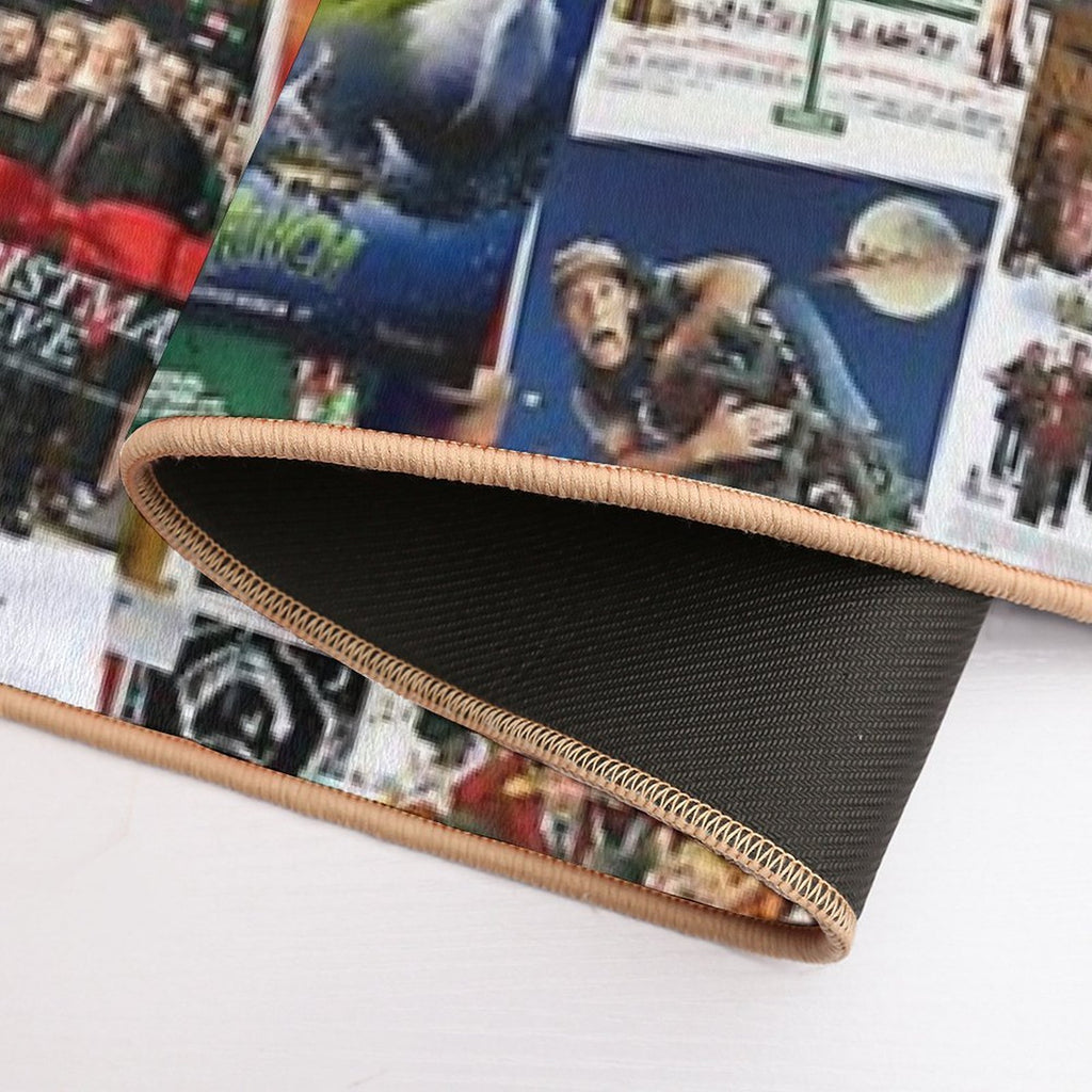 Christmas Film Collage  Dirt-Trapping Bath Mat