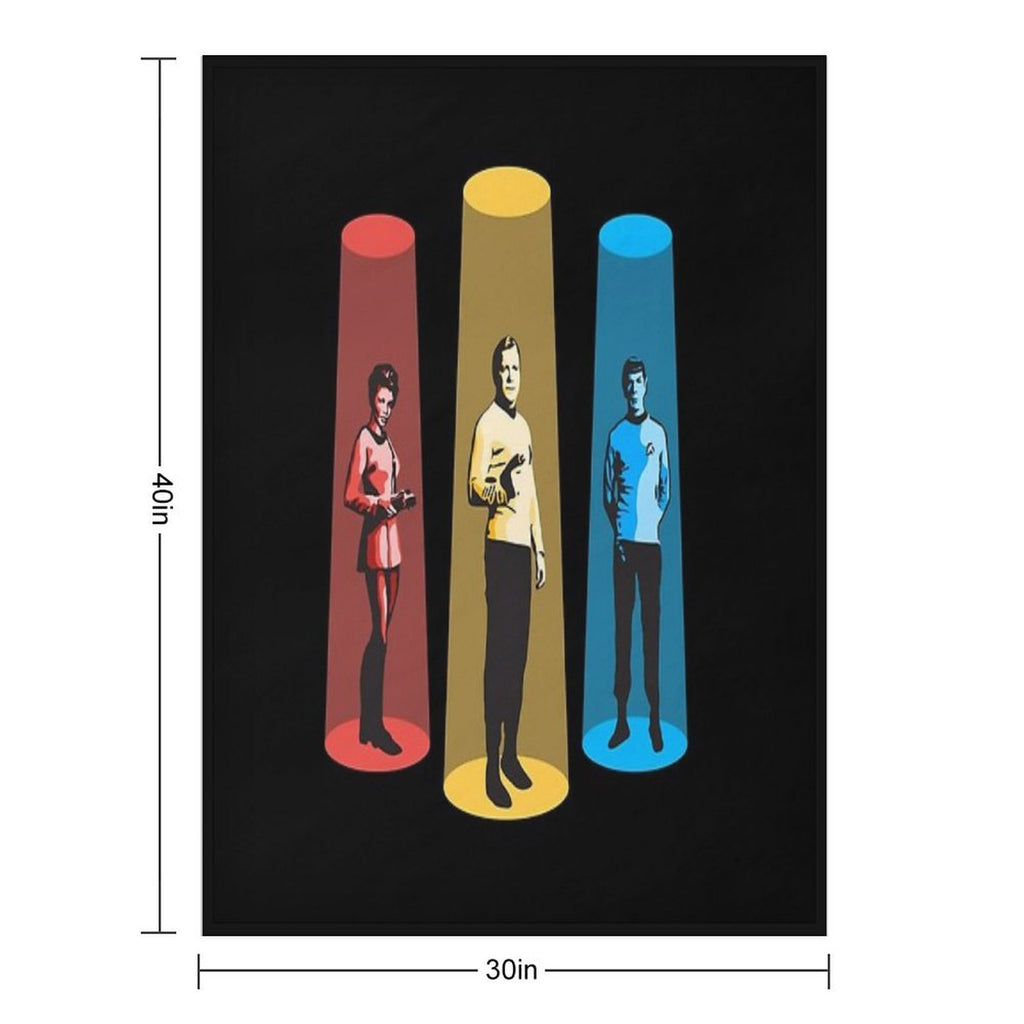 Beam Me Up, Scotty Wrinkle-free Throw Blanket