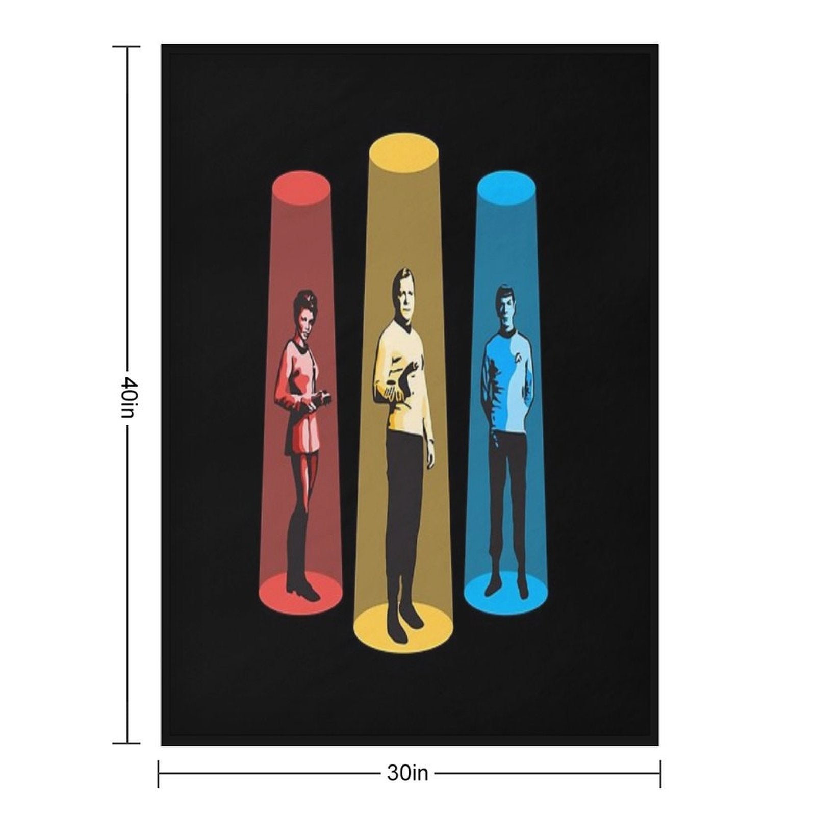 Beam Me Up, Scotty Wrinkle-free Throw Blanket