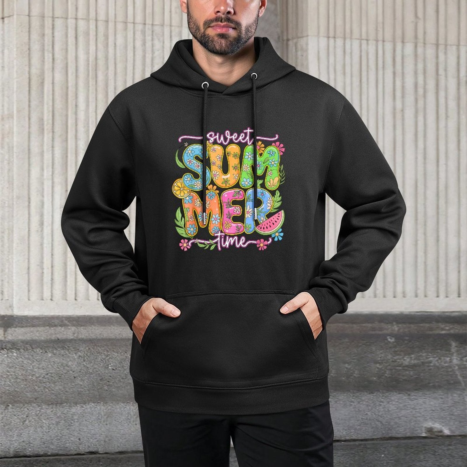 Sweet Summer Time Retro Sweet Summer Time Girl Women Moisture-Wicking Hoodie