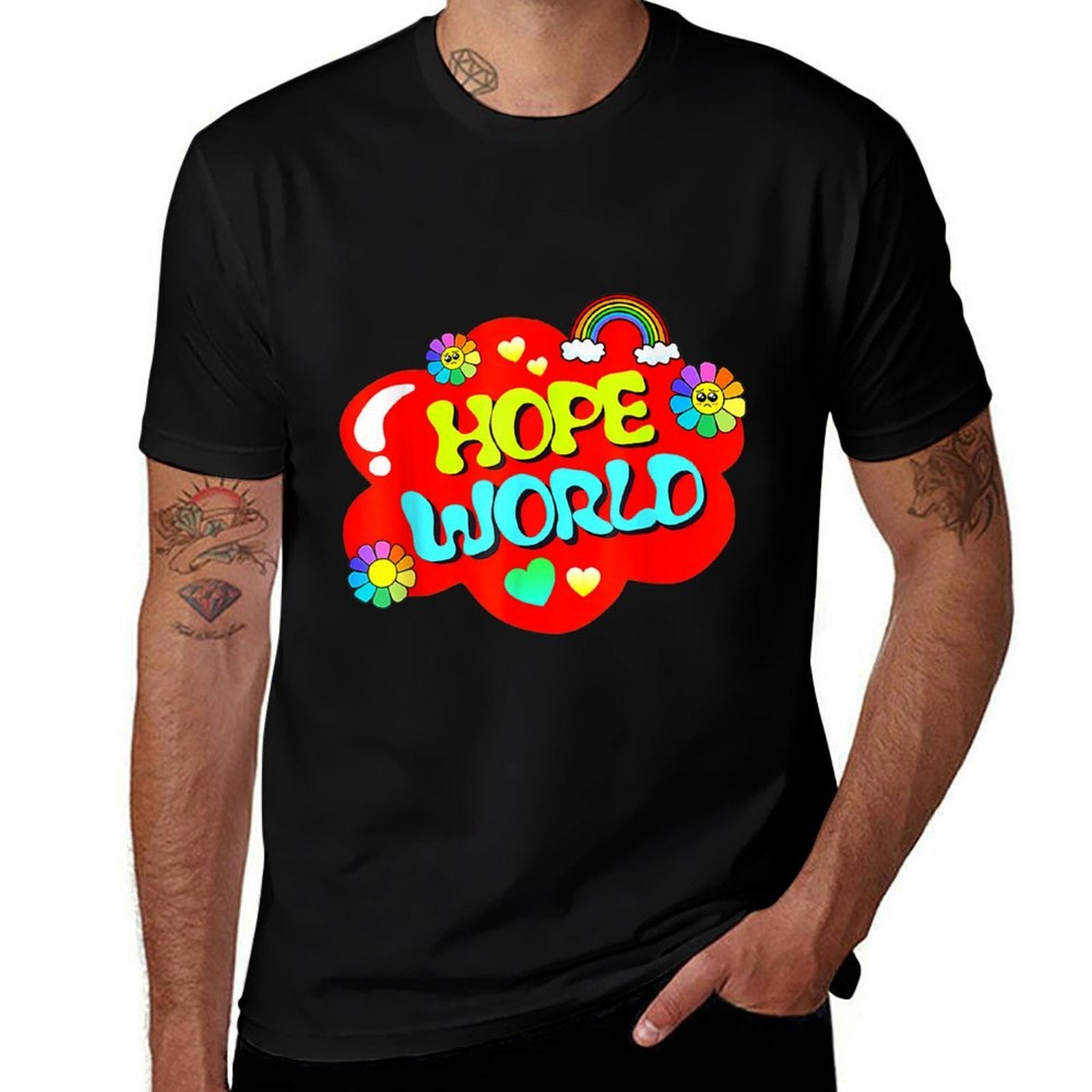 Colorful Hope World  Relaxed-fit T-Shirt