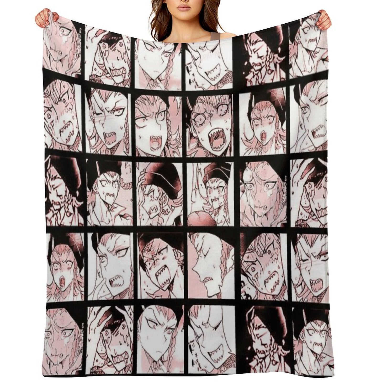 Kazuichi Manga Collection (Colored) Quick-dry Throw Blanket