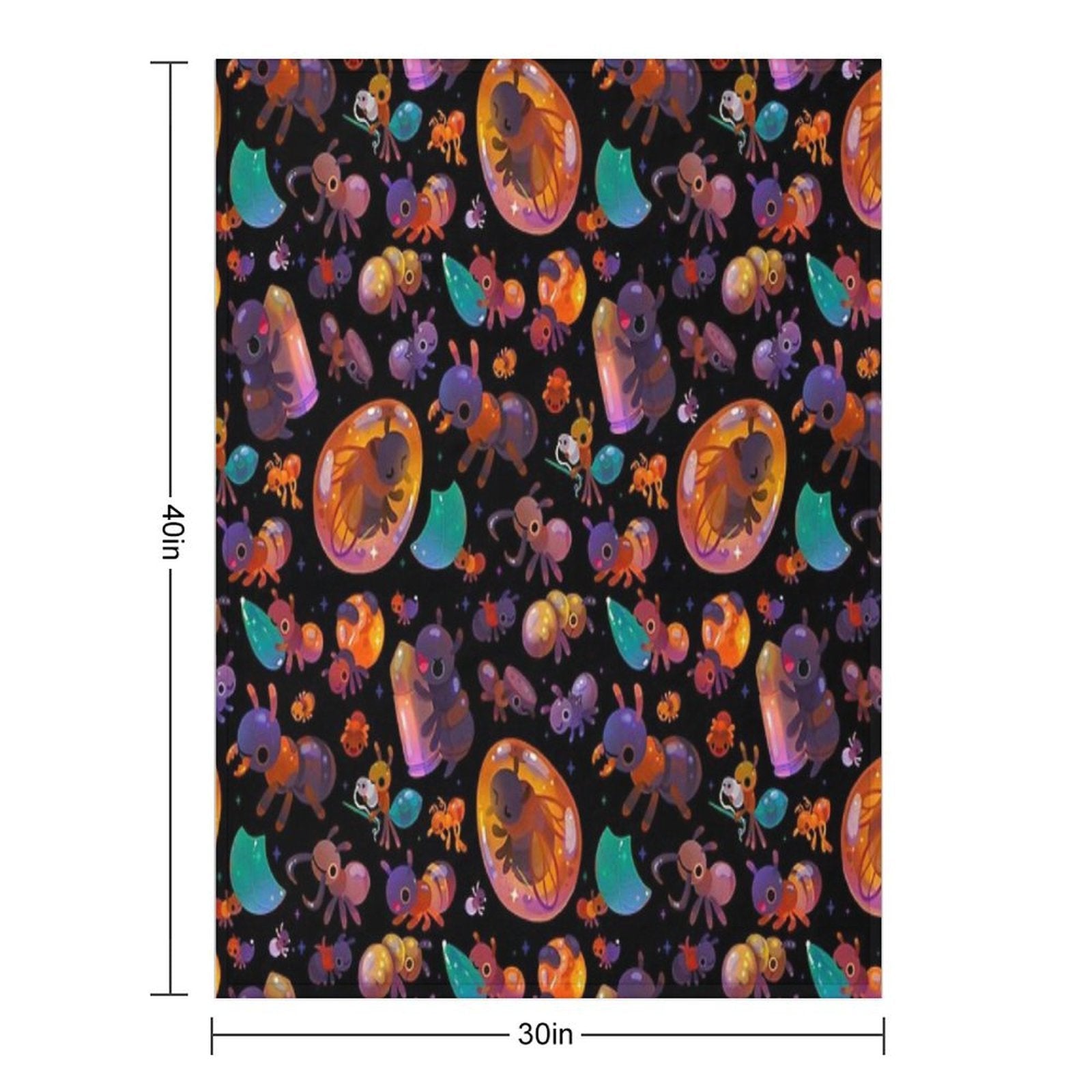 Ants Lightweight Throw Blanket