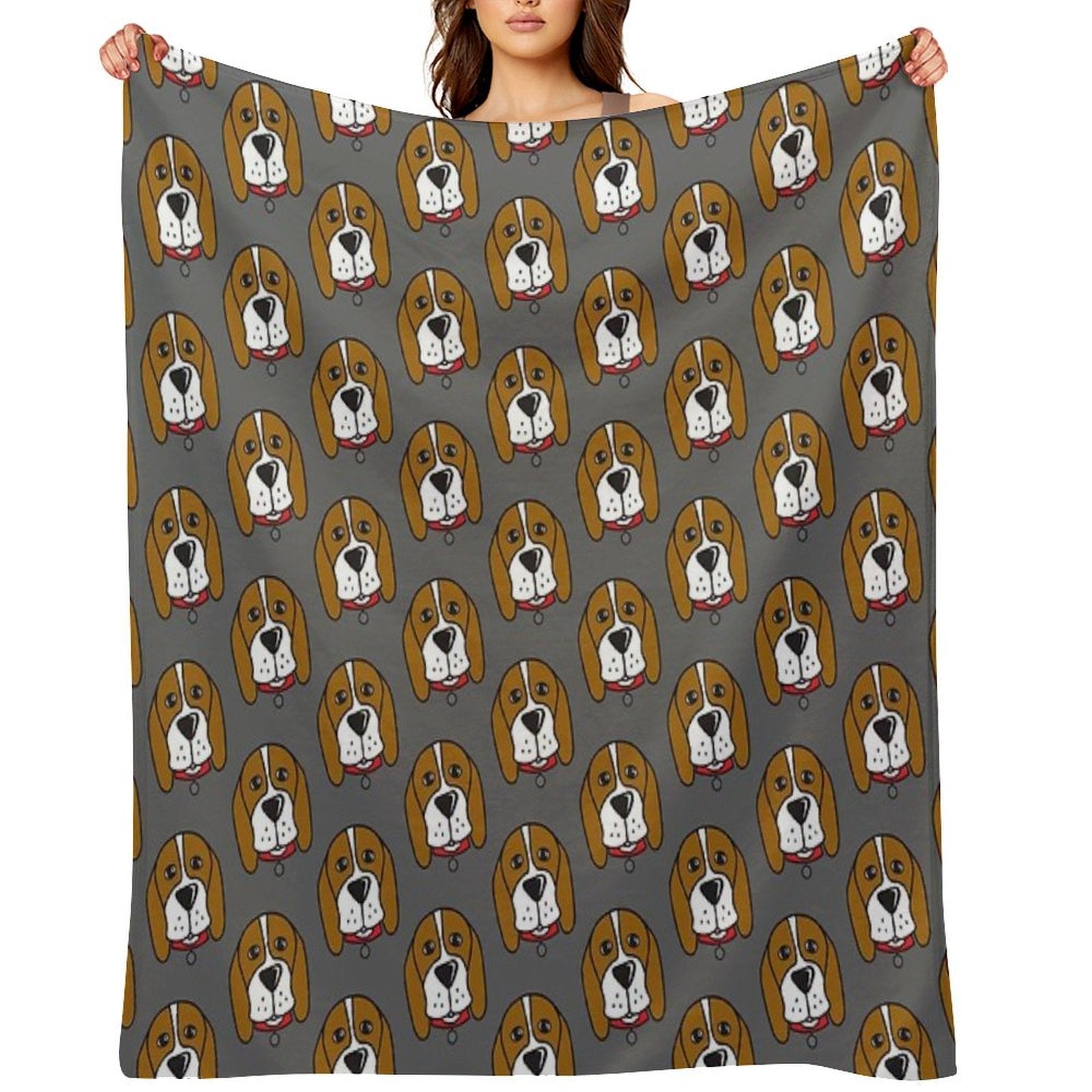 Beagle Rescue Victoria Merch! Shrink-resistant Throw Blanket
