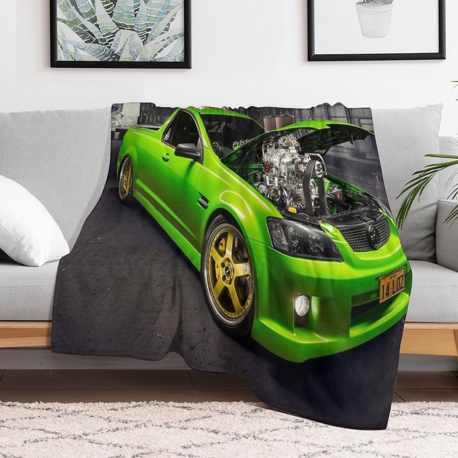 Dustin Goldsmith's Holden VE Commodore Wrinkle-free Throw Blanket