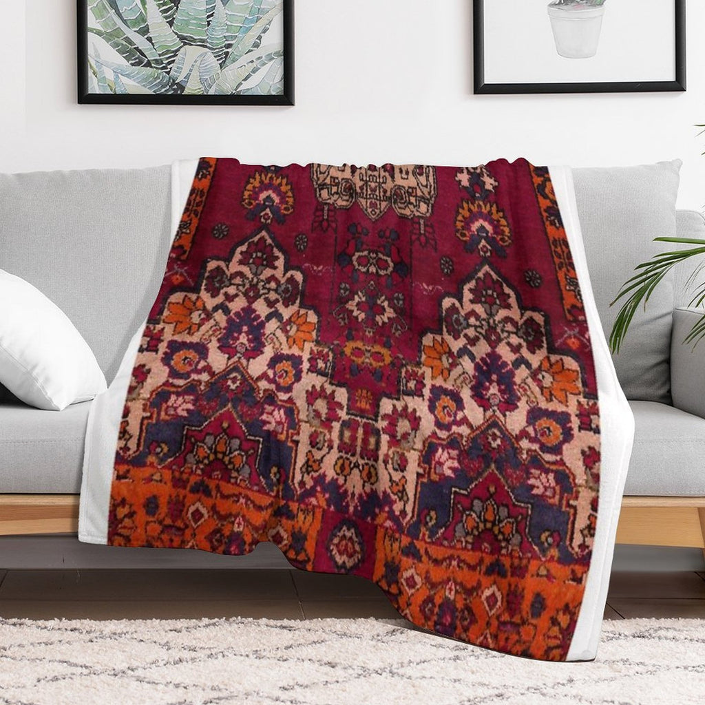 Traditional Heritage Moroccan Design Versatility Throw Blanket