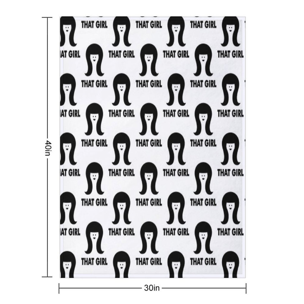 THAT GIRL Lightweight Throw Blanket