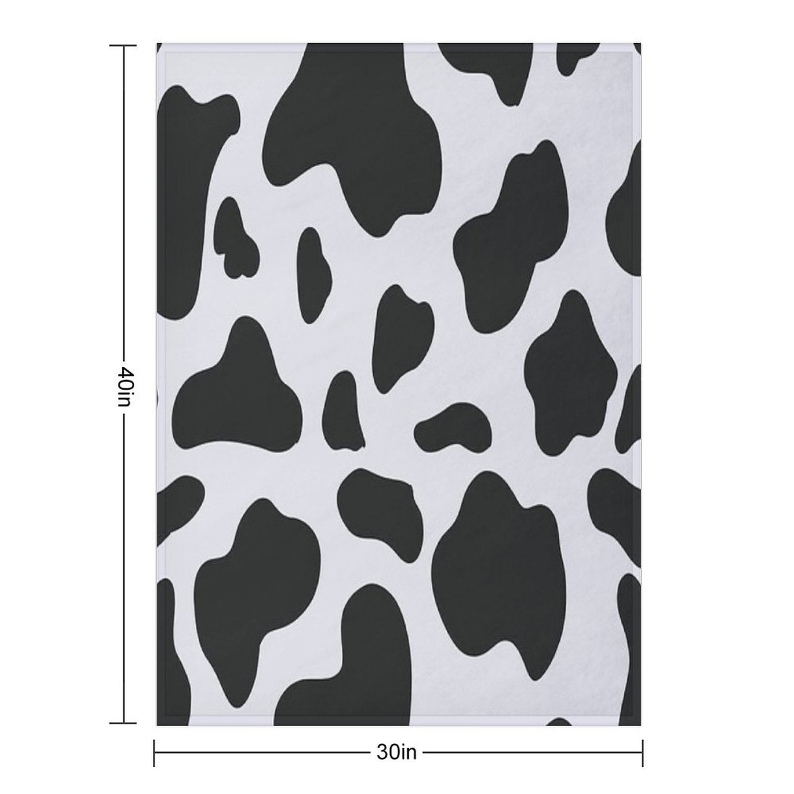 Cow Pattern Versatility Throw Blanket