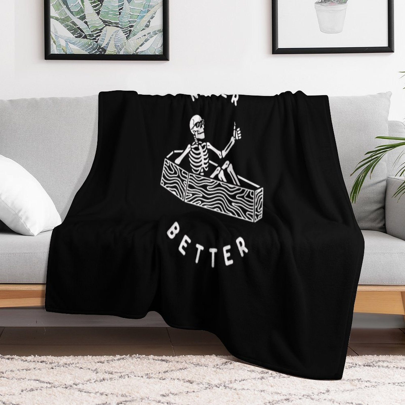 Never Better Durable Throw Blanket
