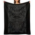 The Darkest Animal Wallpaper Easy Care Throw Blanket