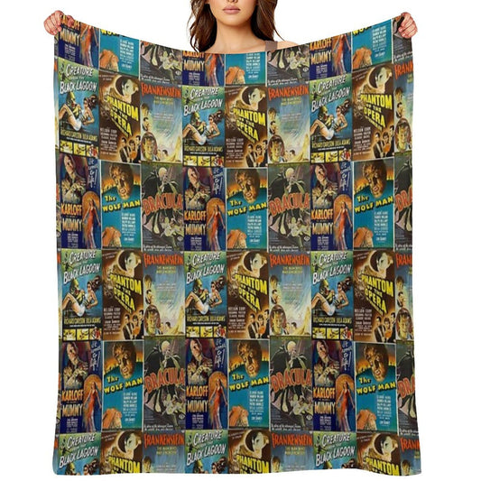 Universal Monsters Compact Throw Blanket