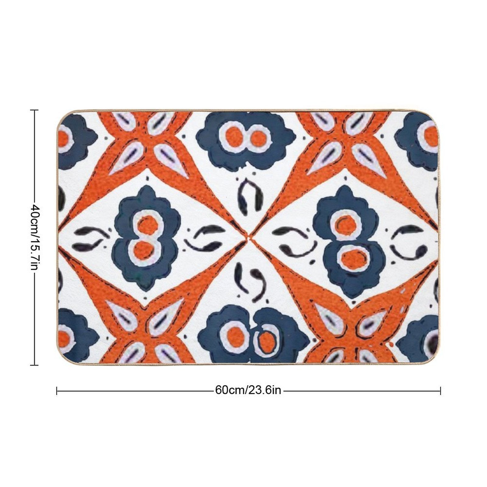 Colorful Moroccan Kilim  Boho Pillows Design  Multi-Purpose Bath Mat