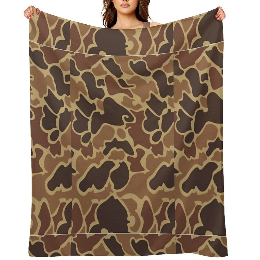 Duck Camo Comfort Throw Blanket