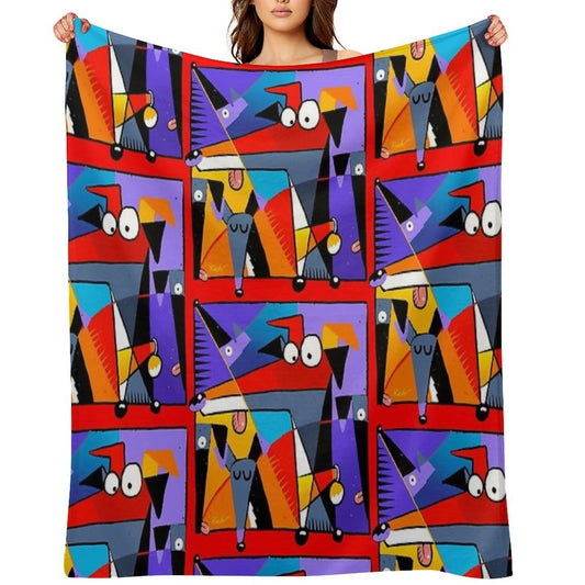 Derpism Travel-friendly Throw Blanket