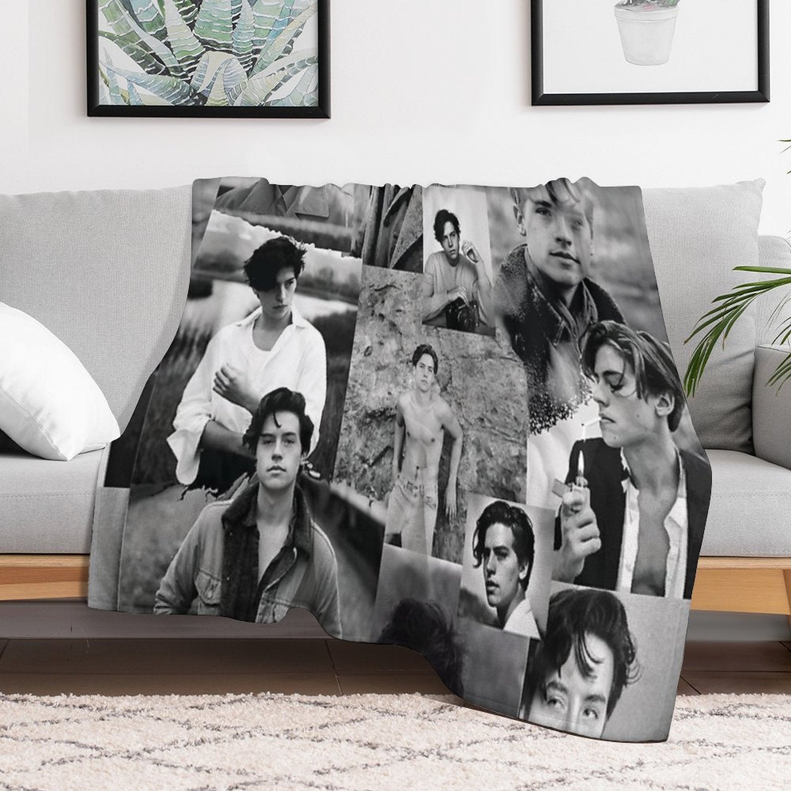 Cole Sprouse Velvety-soft Throw Blanket