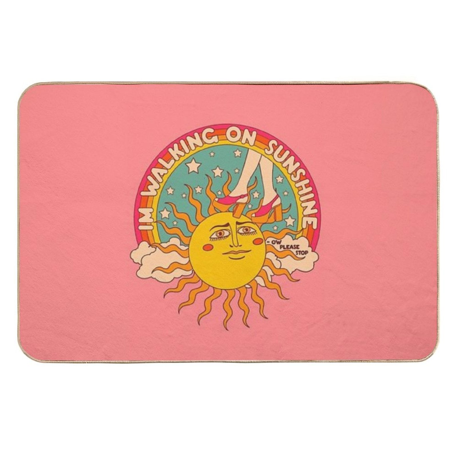 Walking on Sunshine  Eco-Friendly Bath Mat