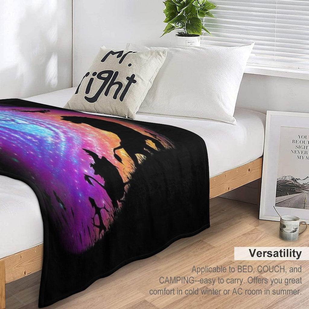 He Lives In You Plush Throw Blanket
