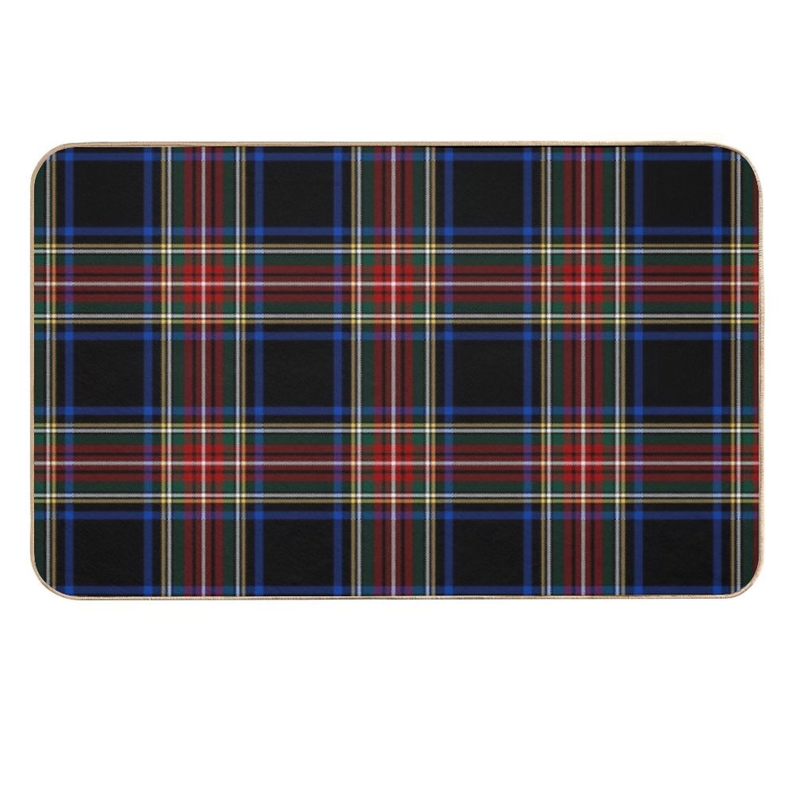 Stewart Black Tartan  Clan Stuart  Cute Tartan  Absorbent Bath Mat
