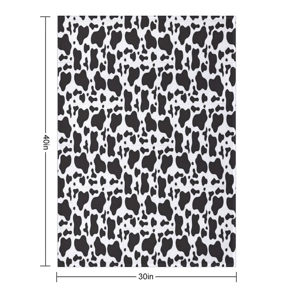 Cow Print Duvet Cover Velvety-soft Throw Blanket