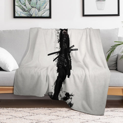 Armored Samurai Durable Throw Blanket