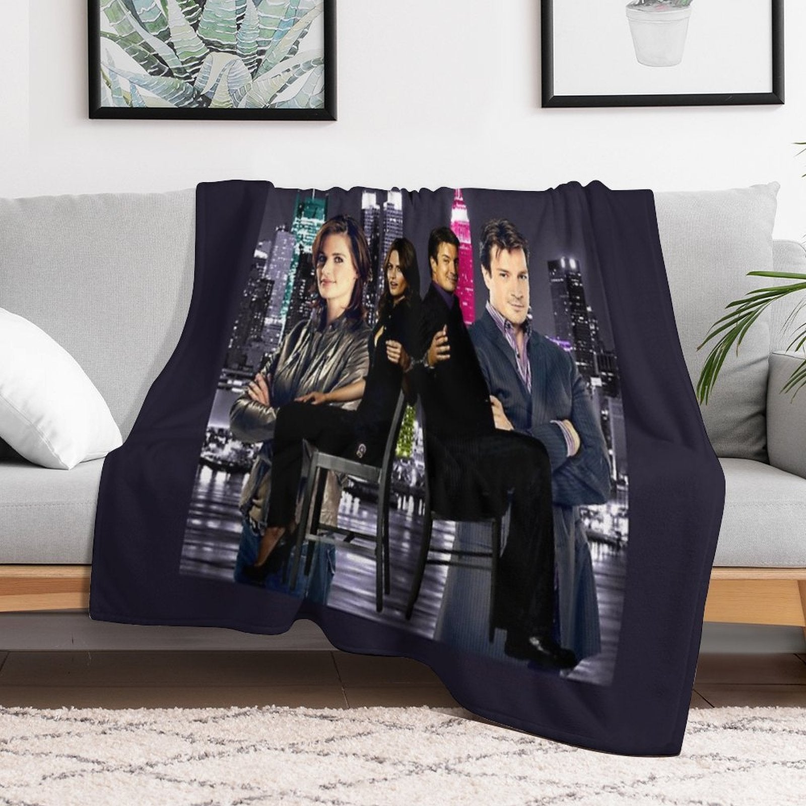 Castle Sustainable Throw Blanket
