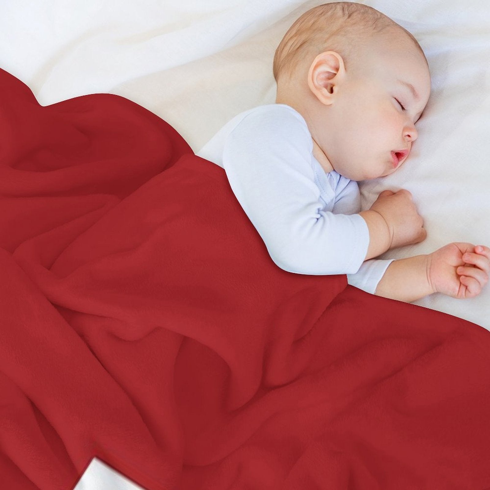 Swiss Cross Red Lightweight Throw Blanket