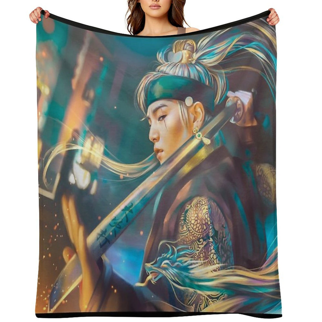 Agust D Daechwita Multi-functional Throw Blanket