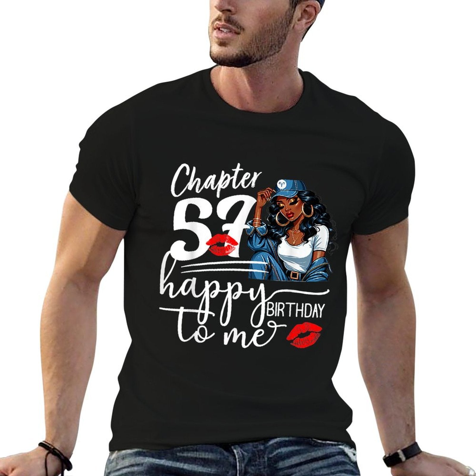 Chapter 57 Years Old 57th Happy Birthday to Me for Women 57  Oversized Silhouette T-Shirt