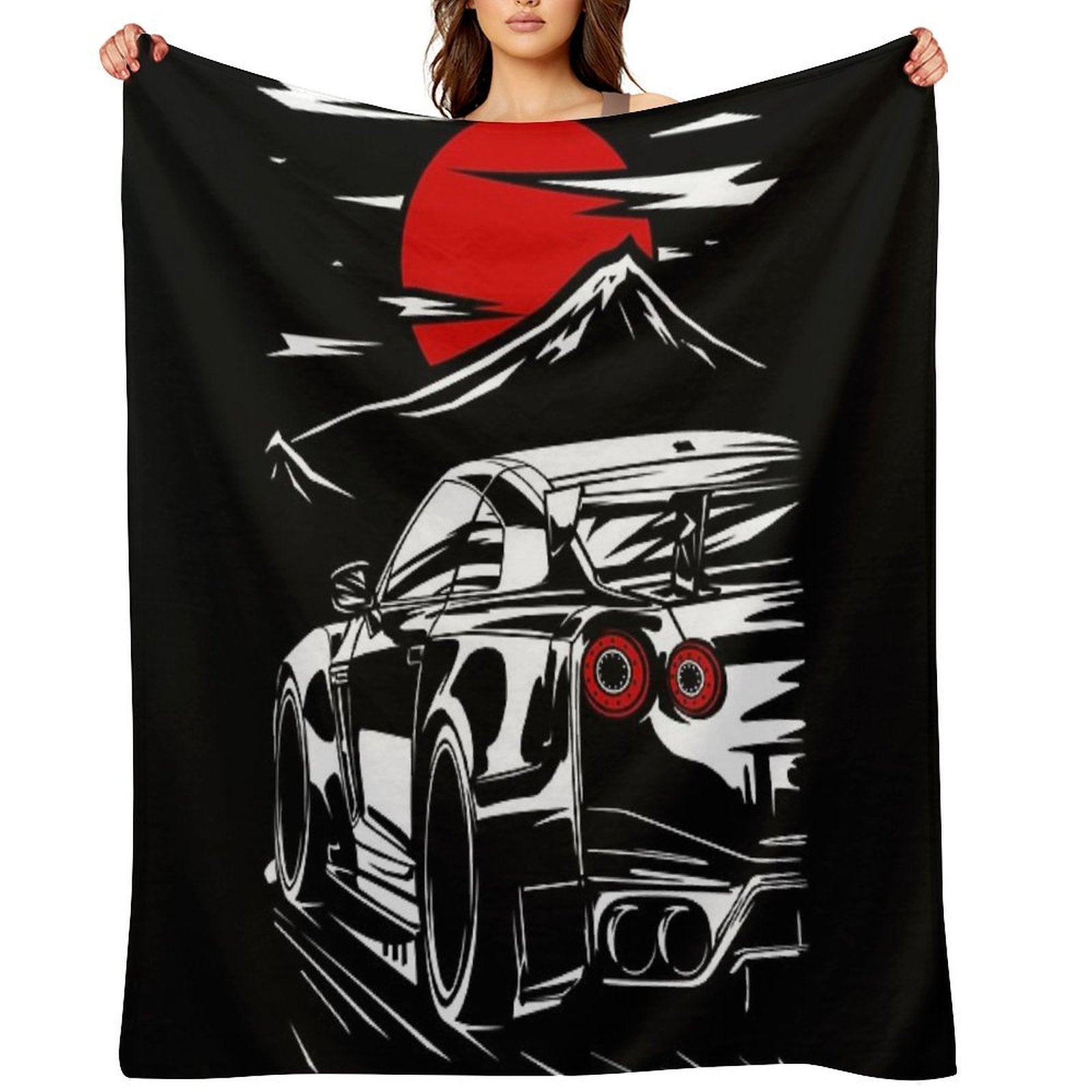 Nissan GT-R Nismo Haruna Lightweight Throw Blanket