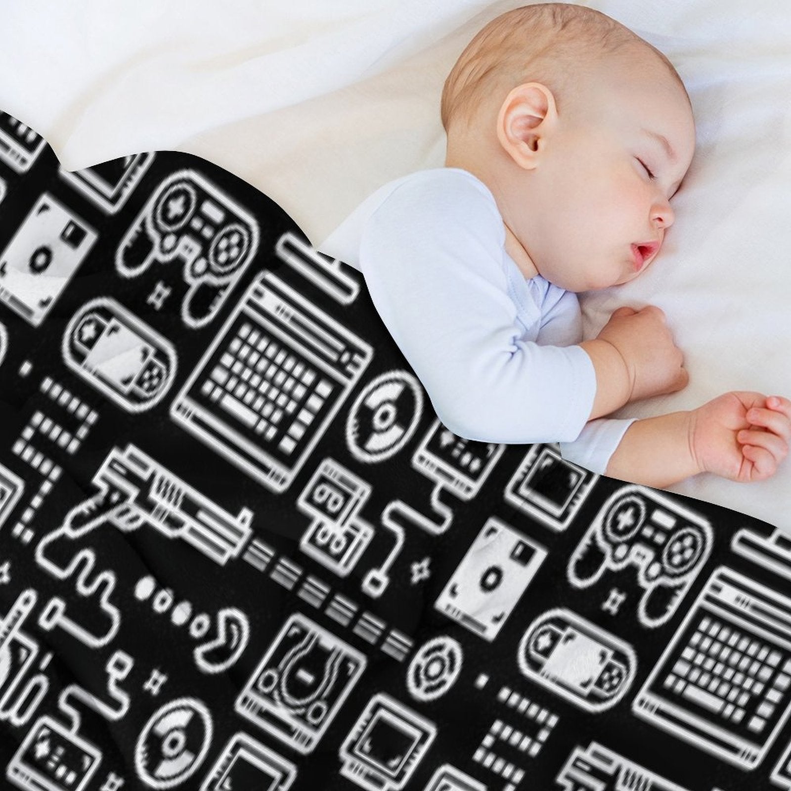 Retro Gamer Video Game Consoles, PC's, Controllers, Joysticks And Gamepads Durable Throw Blanket