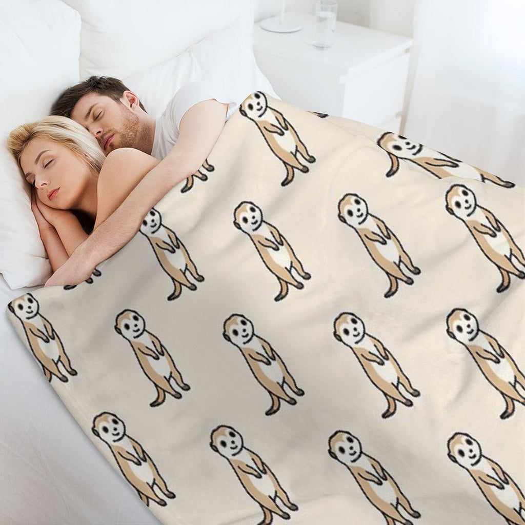 Meerkat Durable Throw Blanket