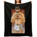 ADAM LIKES SAUNAS Easy Care Throw Blanket