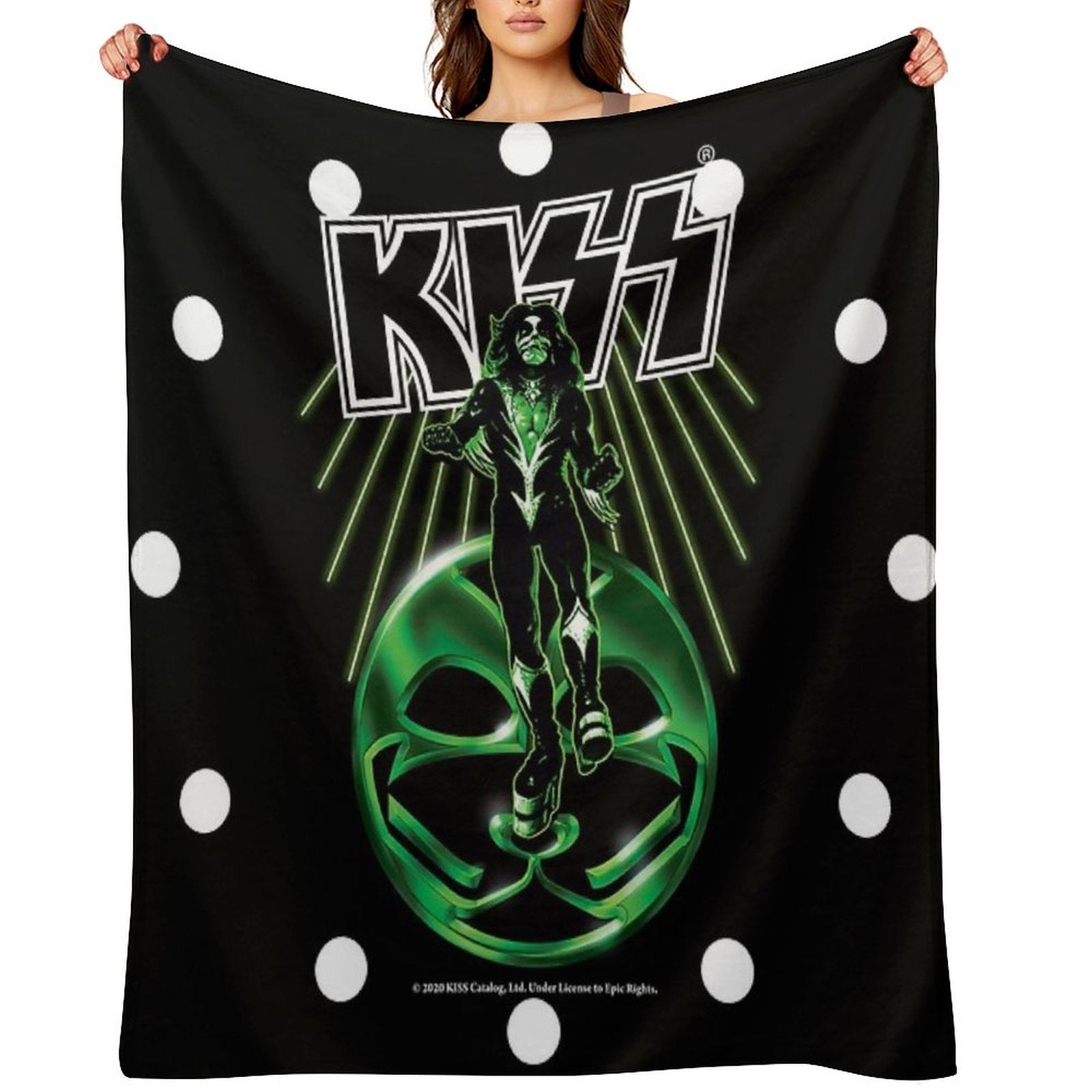 Kiss Band  - Catman Anti-pilling Throw Blanket