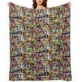 Horror Movies Wrinkle-free Throw Blanket
