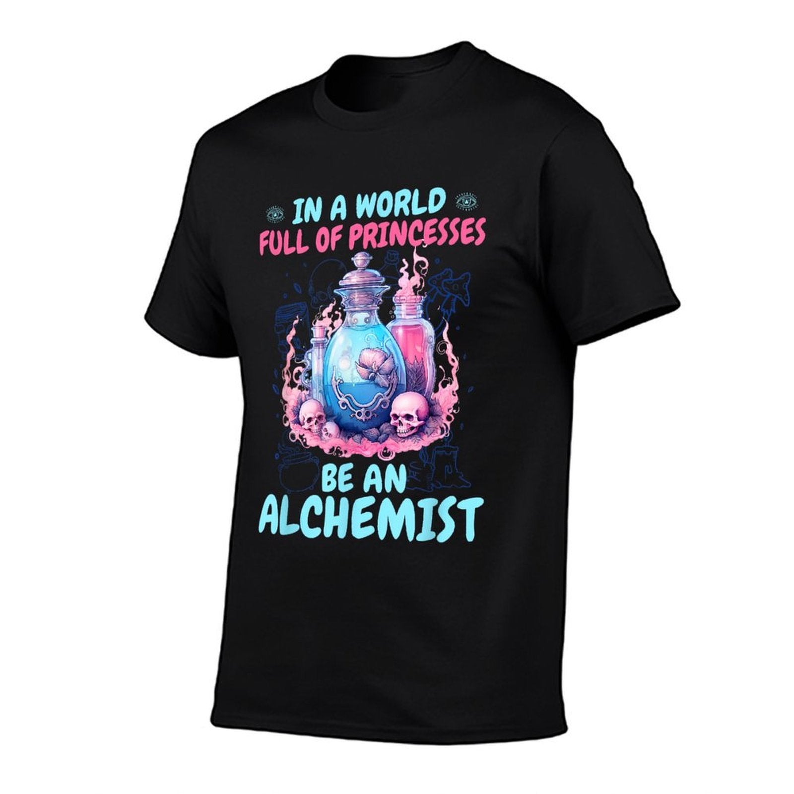 Arcane Elixirs  Enchanteds Mystic Alchemist Potion Master Magical Arts Womens Fantasy - Black, Small,  High-quality Stitching T-Shirt