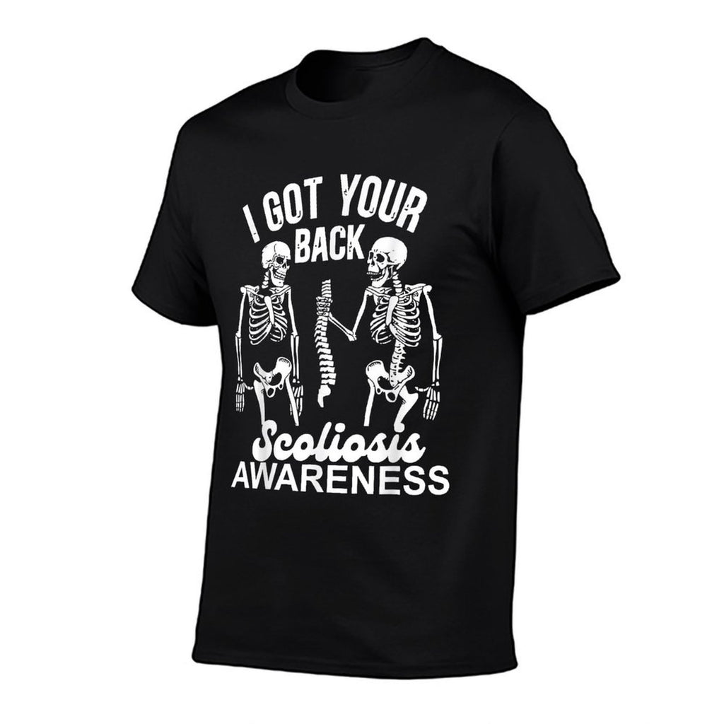 Skeleton I Got Your Back Ortho Life Scoliosis Awareness  Lightweight T-Shirt