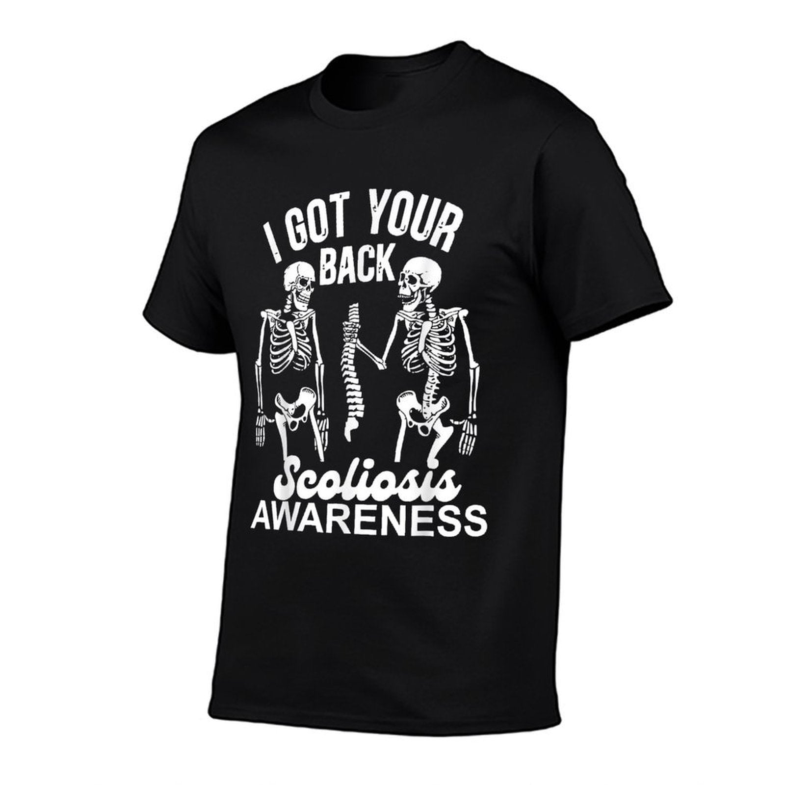 Skeleton I Got Your Back Ortho Life Scoliosis Awareness  Lightweight T-Shirt