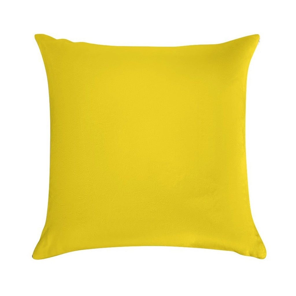 Preppy Summer Happy Sunflower Pastel Lemon Yellow Soft Style Accent Throw Pillow