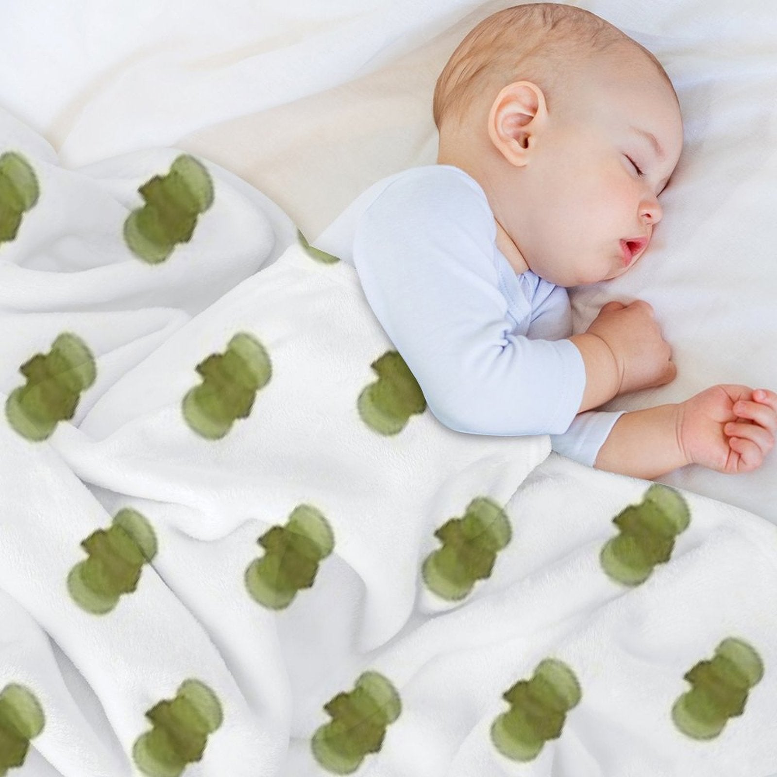 Matcha Kitkat Fatcaron Versatility Throw Blanket
