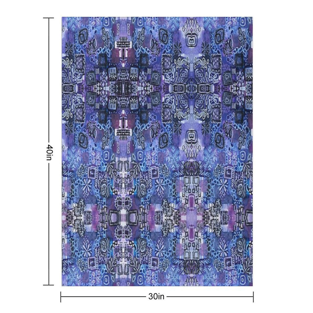 MINI Art 4 PATTERN 2 Durable Throw Blanket