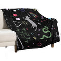 Chalk Board Dream Scape All-season Throw Blanket