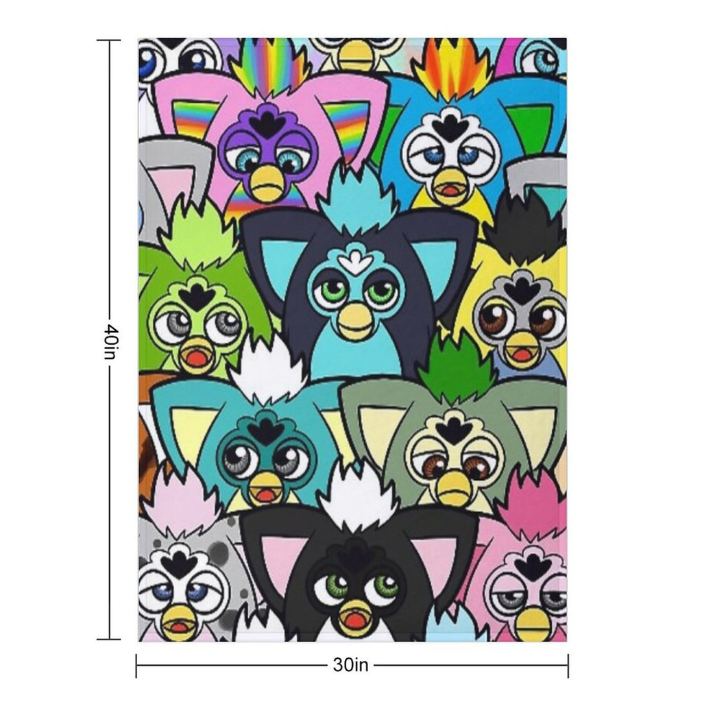 Group Furbys Eco-conscious Throw Blanket