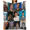 Dylan O'Brien Pic Collage Durable Throw Blanket