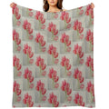 Pink Tulips Premium Throw Blanket