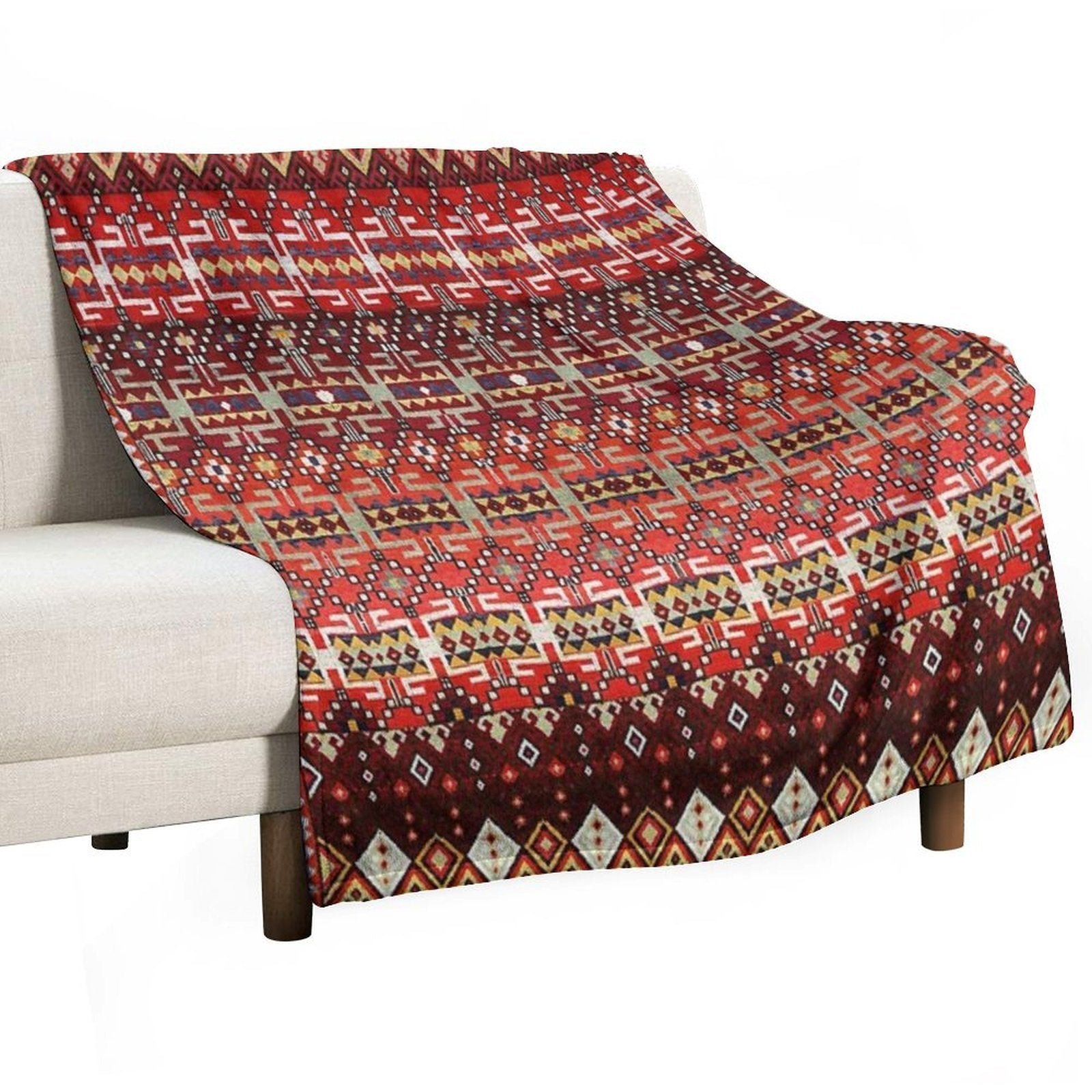 Bohemian Pattern Design Gift-ready Throw Blanket